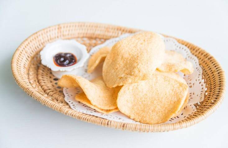 Ilustrasi krupuk udang 