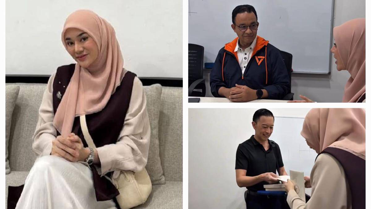 potret Clara Shinta beri undangan nikah ke Pak Anies dan Pak Tom