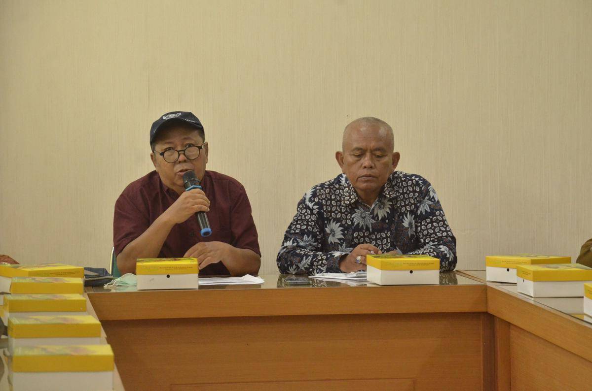 Ketua KOSETA, Sigit Sugito (kiri) dan Sekretaris KOSETA, Slamet Widodo (kanan). (dok. Pemkot Jogja)