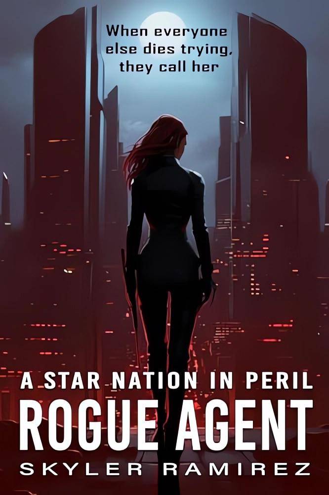 Sampul Rogue Agent (goodreads.com)