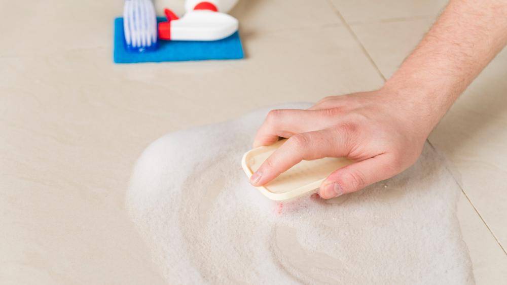 ilustrasi dengan cuka dan baking soda
