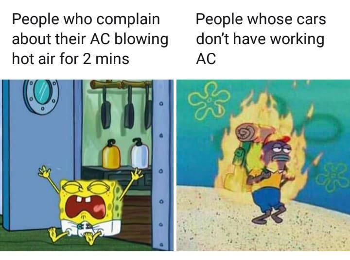 meme SpongeBob tentang AC 