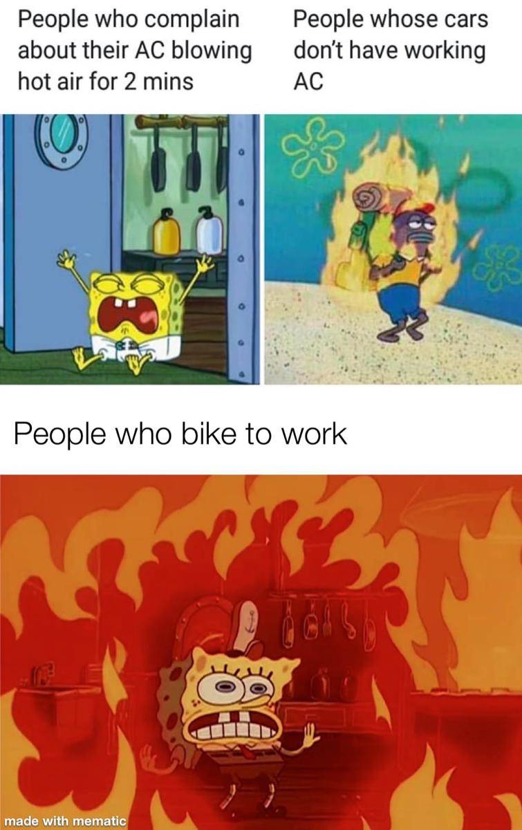 meme SpongeBob tentang AC 