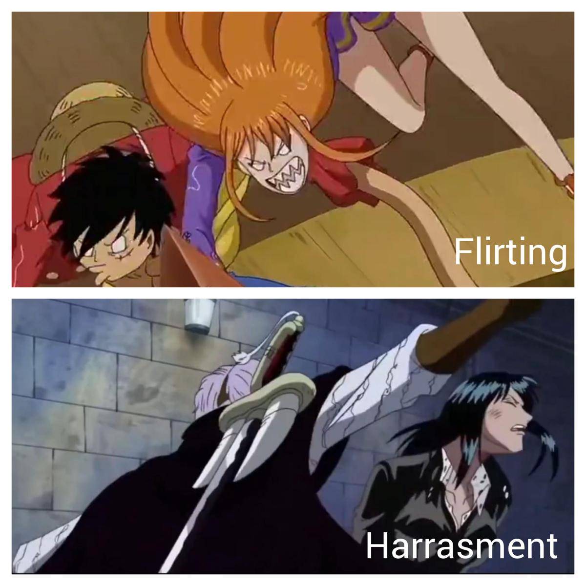 meme anime tentang standar ganda