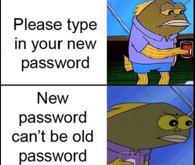 meme SpongeBob tentang kata sandi