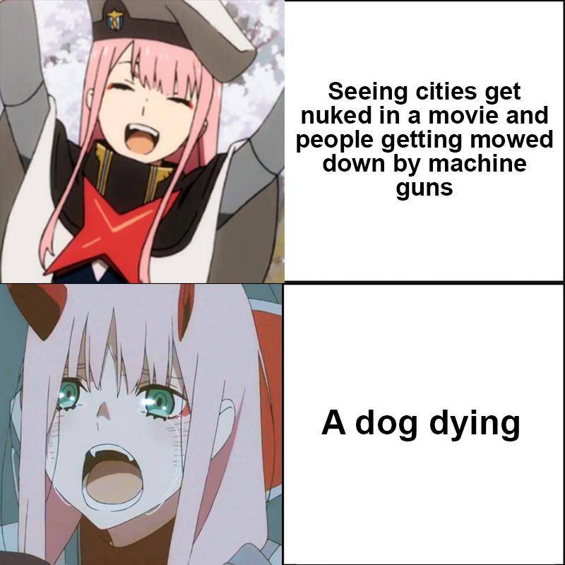 meme anime tentang standar ganda