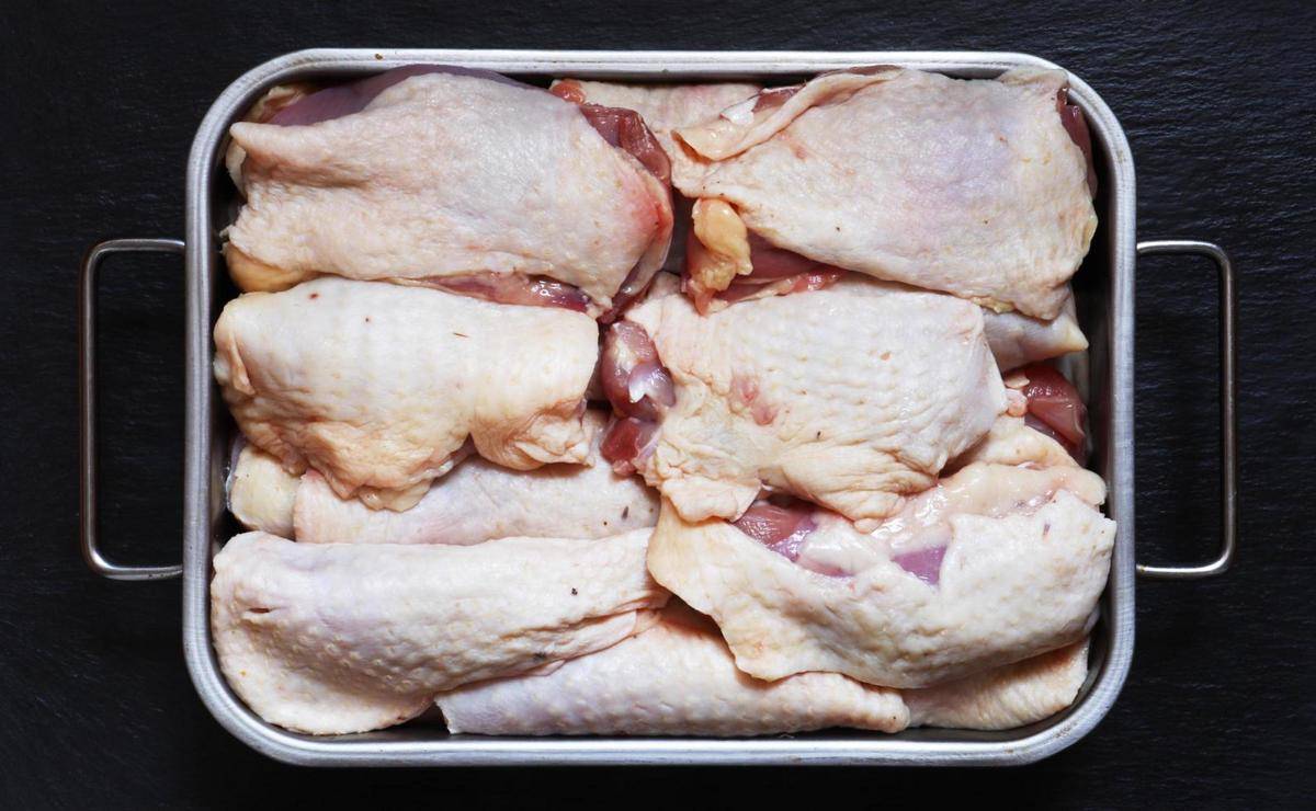 ilustrasi potongan ayam