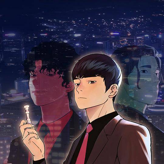 Poster Webtoon "The Man"