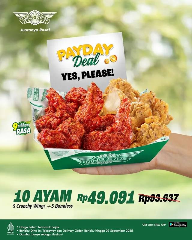 Promo gajian Wingstop Agustus 2025
