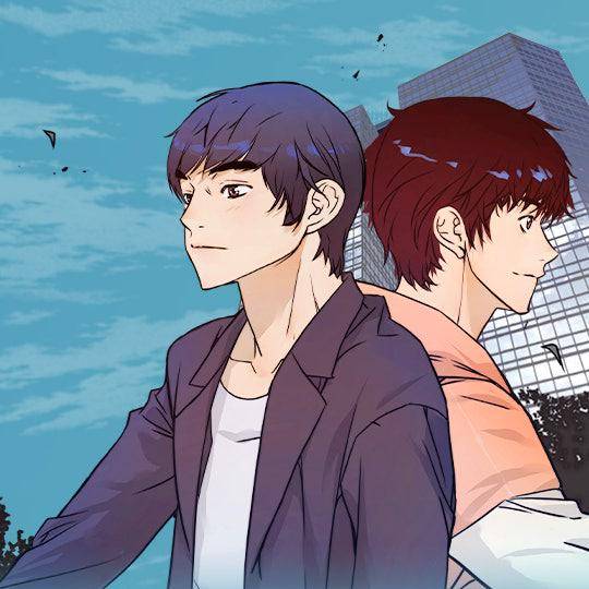 Poster Webtoon "The Man"