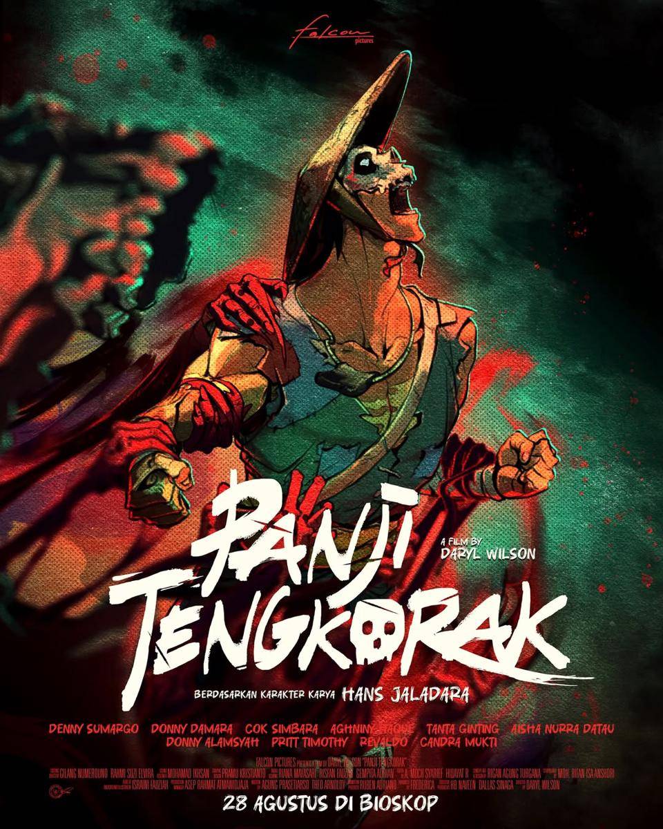 Poster film Indonesia Panji Tengkorak