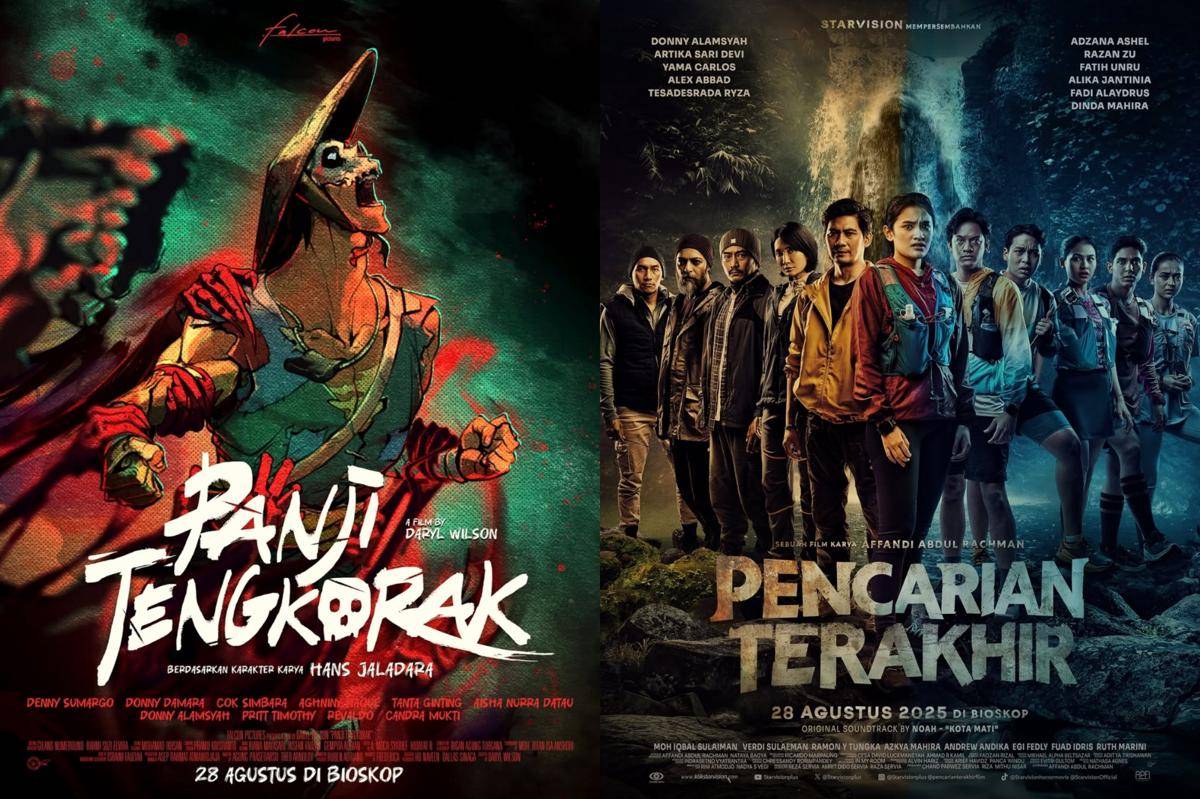 Poster film Indonesia Panji Tengkorak dan Pencarian Terakhir