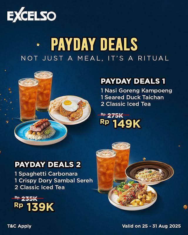 Promo gajian Excelso Agustus 2025