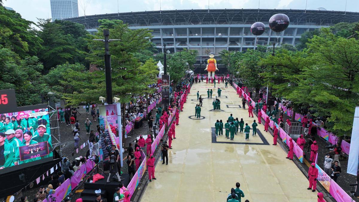 Squid Game di GBK (dok. Netflix Indonesia)