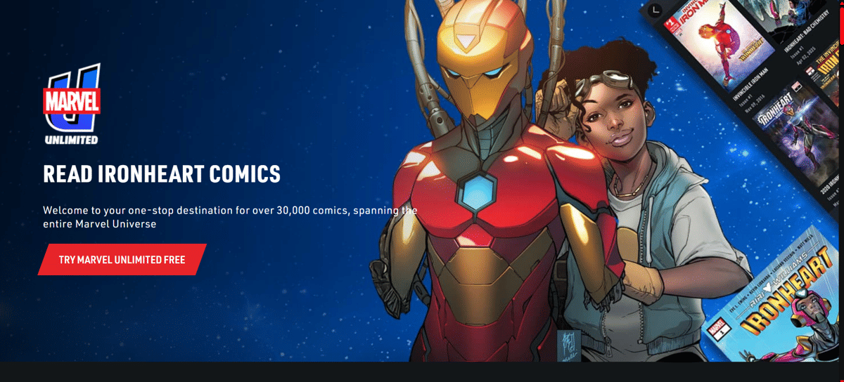 Marvel Unlimited Comics