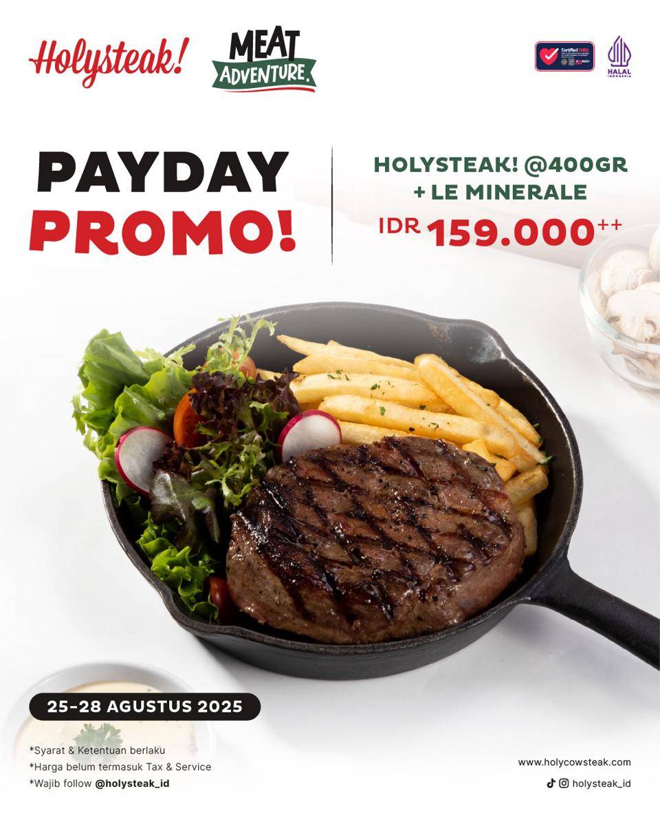 Promo Holysteak! Agustus 2025