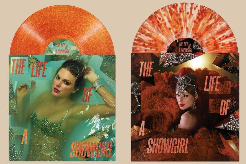 varian The Life of a Showgirl Vinyl Version dari Taylor Swift