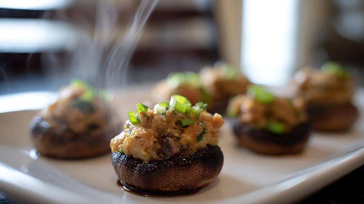 ilustrasi stuffed mushrooms (vecteezy.com/Natthaphon)