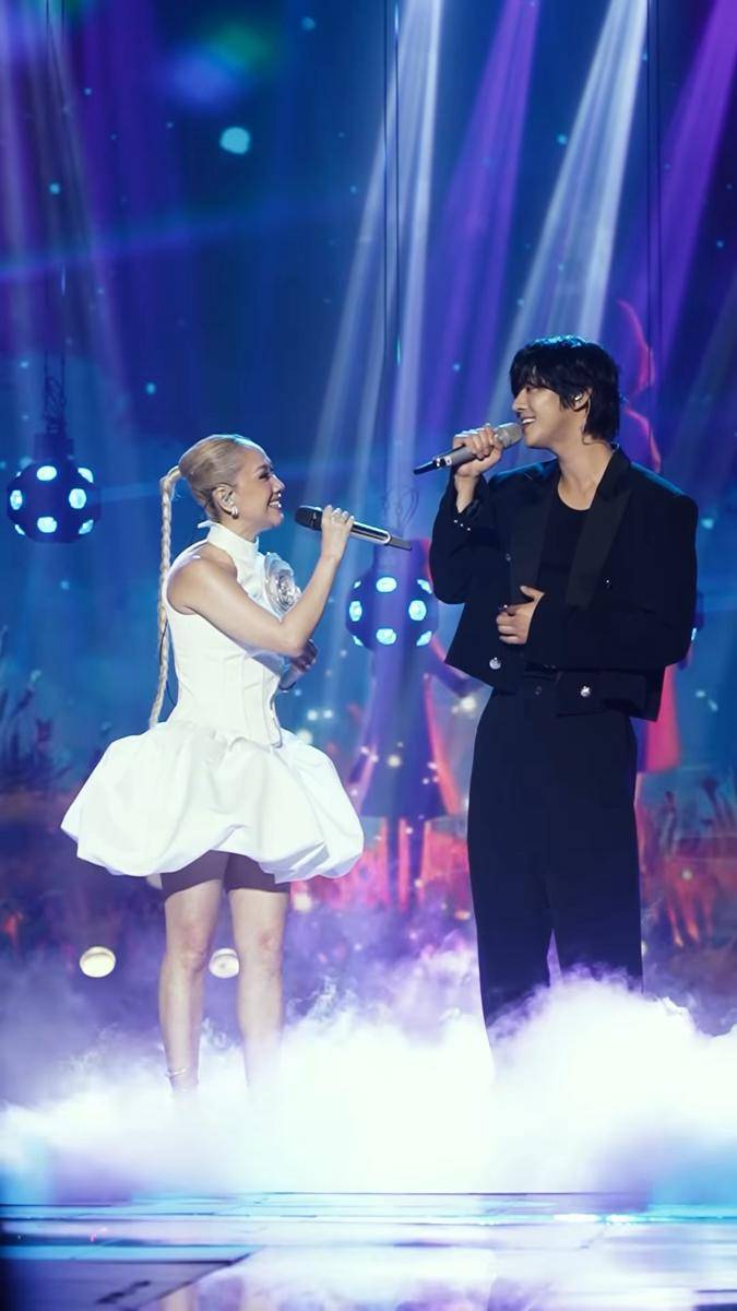 Potret Ahn Hyo Seop dan BCL Duet, Nyanyi Selalu Ada di Nadimu