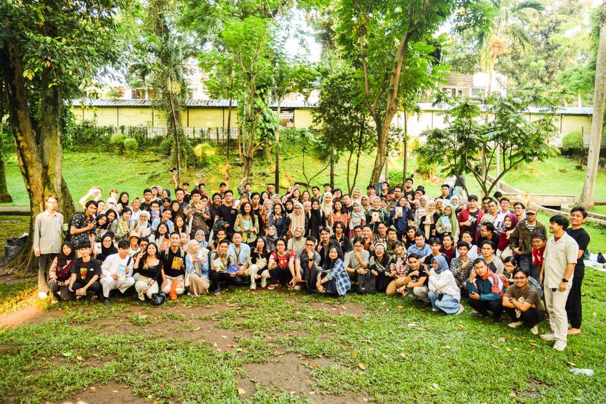 kegiatan penulis bersama komunitas Jakarta Book Party