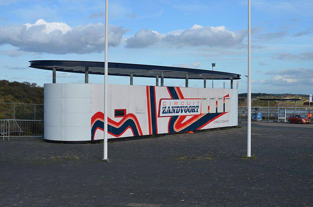 tampilan salah satu area Sirkuit Zandvoort