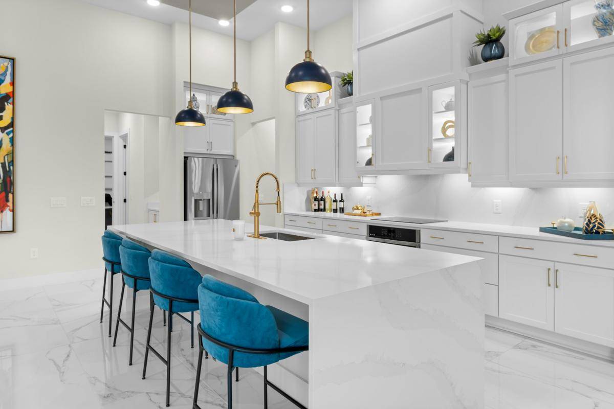 ilustrasi lantai epoxy untuk pelapis lantai dapur