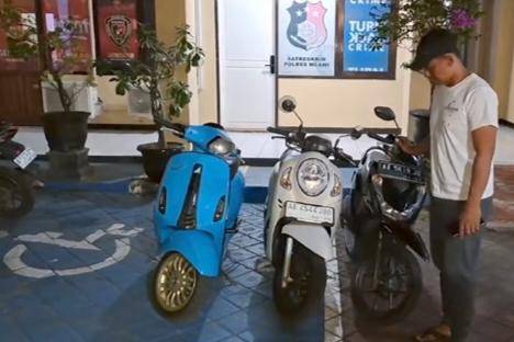 Polisi kenakan pembinaan dan tilang kepada kendaraan para pelaku. IDN Times/Istimewa.