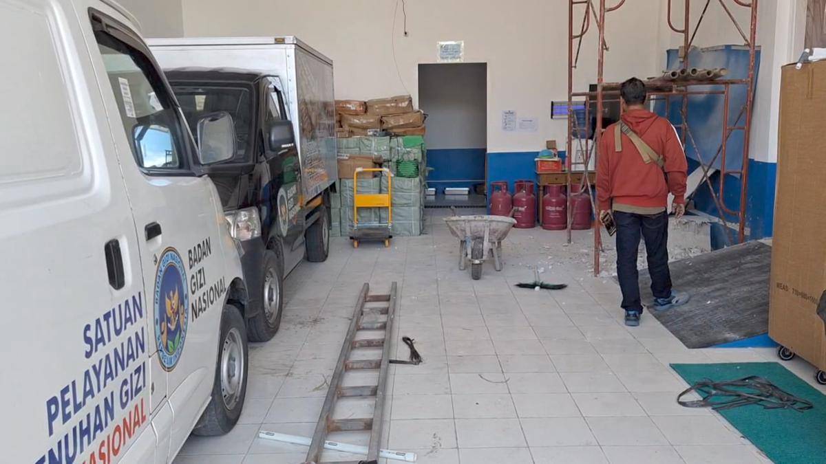 Dapur MBG di Kecamatan Paron Ngawi berhenti beriprasi. IDN Times/Riyanto.