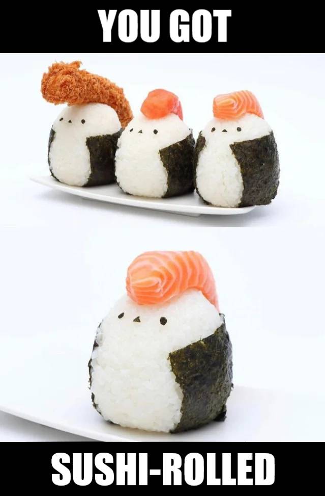 meme kocak sushi
