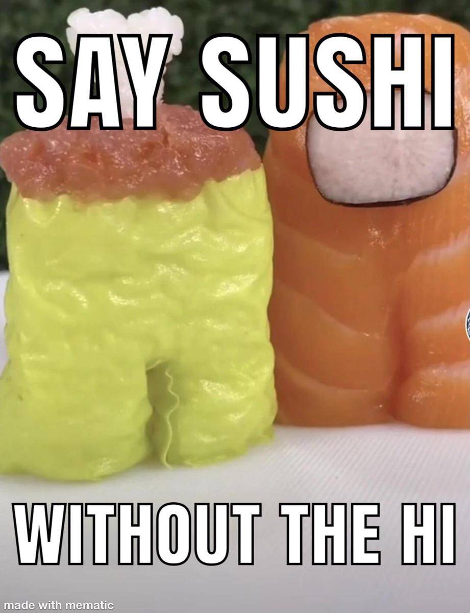 meme kocak sushi