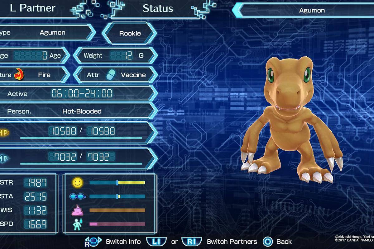 Agumon di Digimon World: Next Order