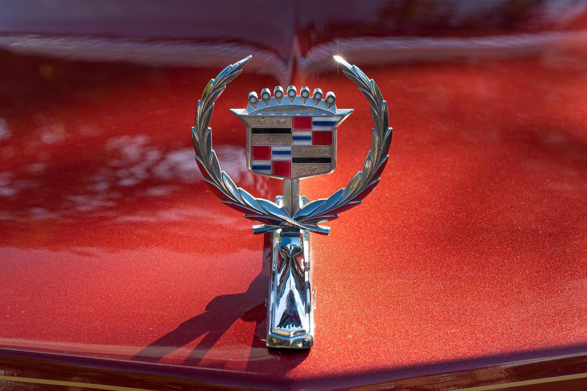 tampilan logo Cadillac