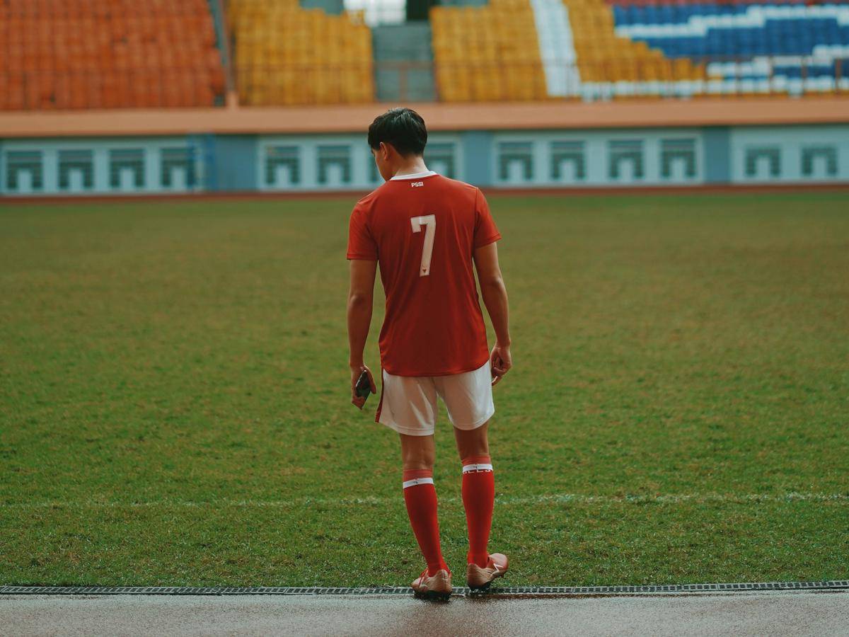 ilustrasi pemain Timnas Indonesia