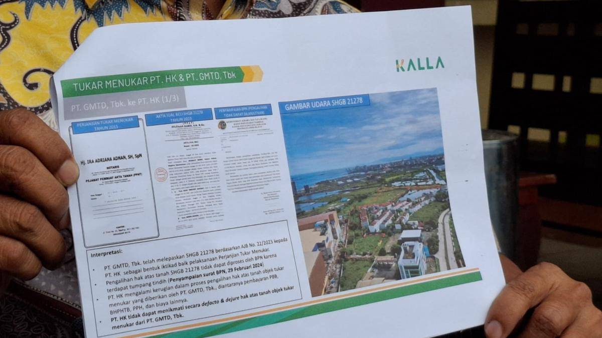 Lokasi lahan tanah yang digugat oleh PT Hadji Kalla. IDN Times/Darsil Yahya