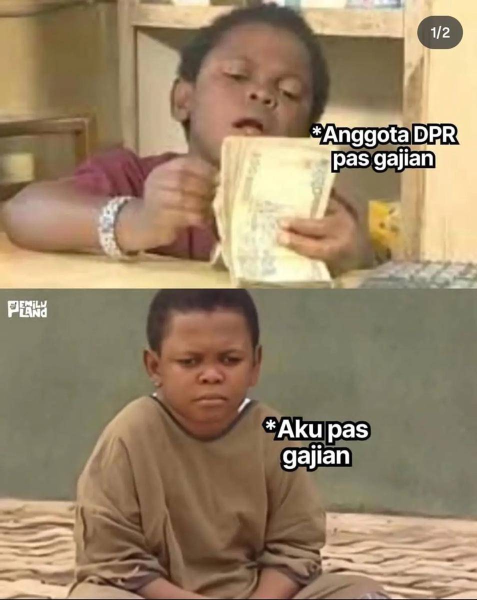 meme gaji anggota DPR