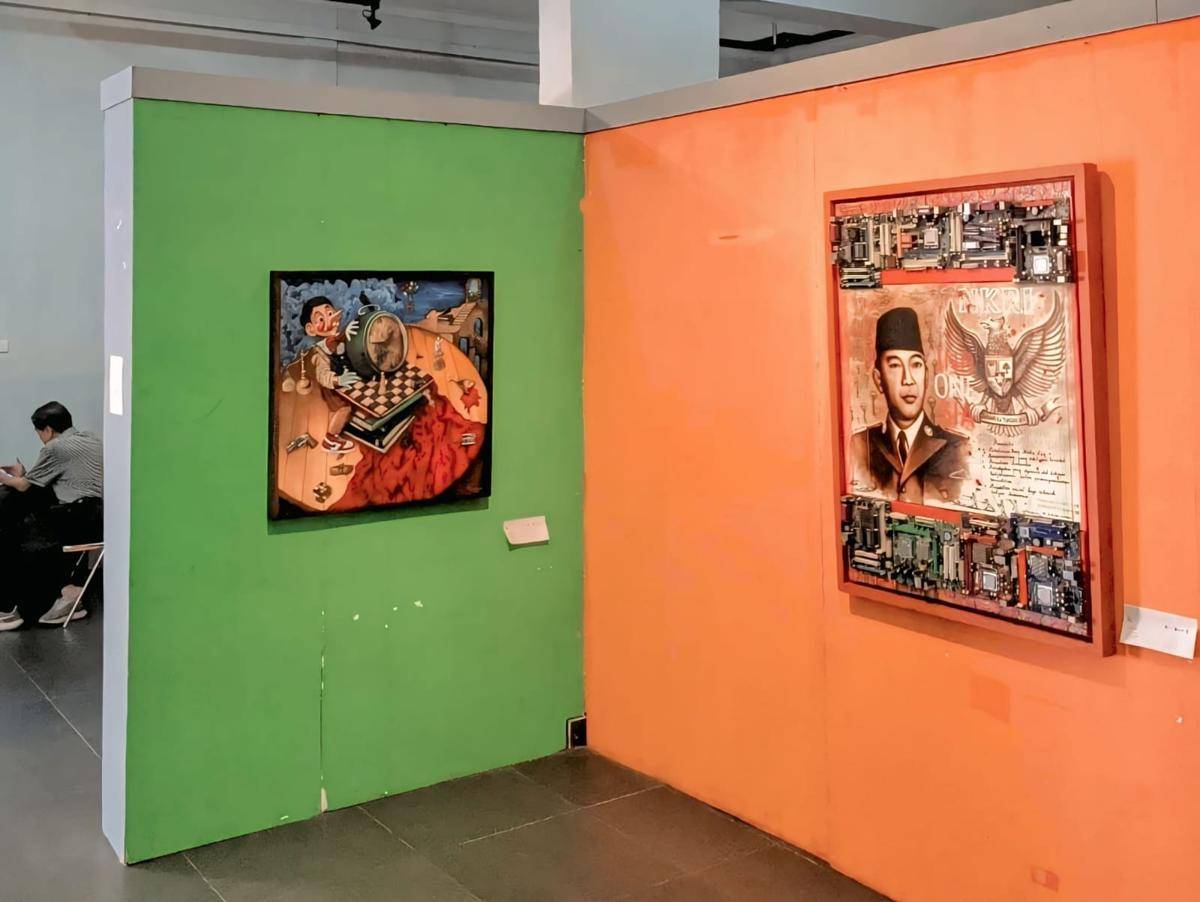 Visual Art Exhibition "We Take Action" di Taman Budaya Lampung