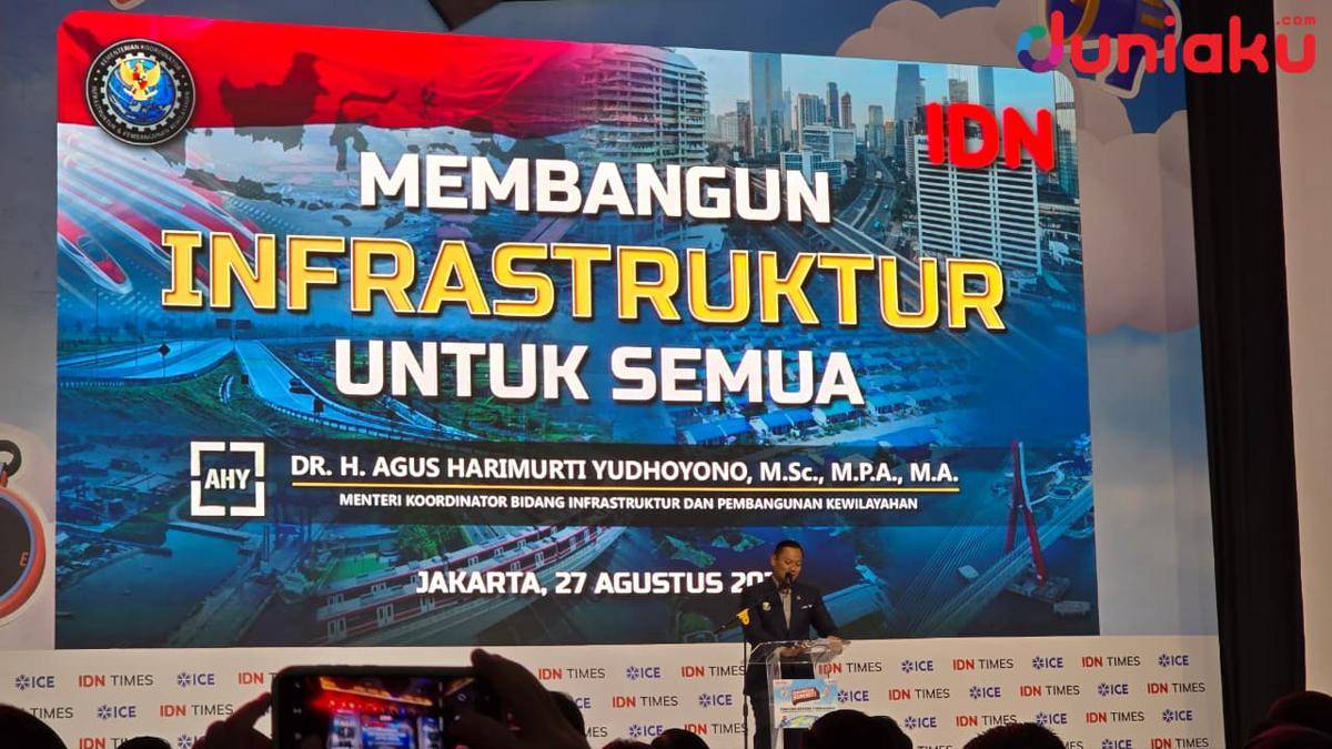Agus Harimurti Yudhoyono di Indonesia Summit 2025. Fotografer: Fahrul Nurullah. (Duniaku.com/Fahrul Nurullah)