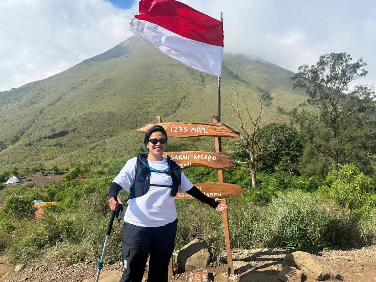 Potret pendaki mendaki Gunung Penanggungan, Jawa Timur