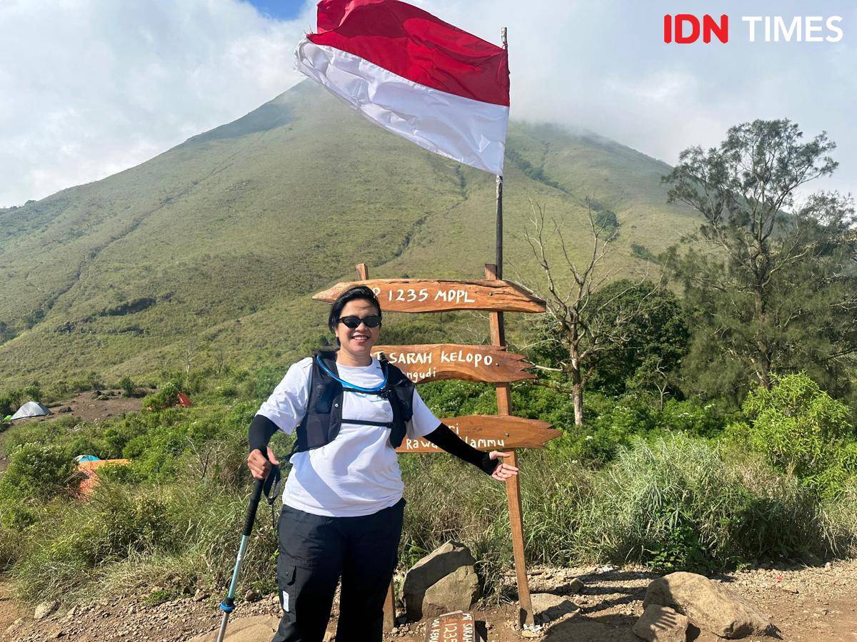Potret pendaki mendaki Gunung Penanggungan, Jawa Timur
