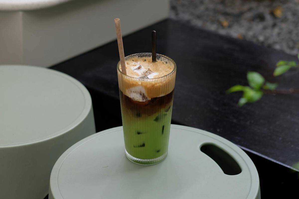ilustrasi matcha espresso