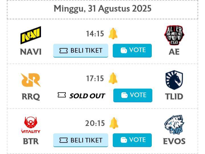 Jadwal Week 2 Day 3 MPL ID Season 16