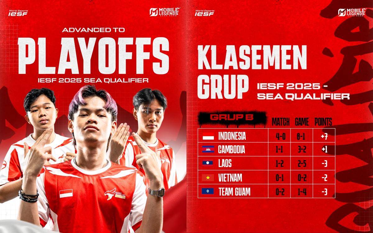Timnas Indonesia qualified ke playoff IESF 2025 - SEA Qualifier