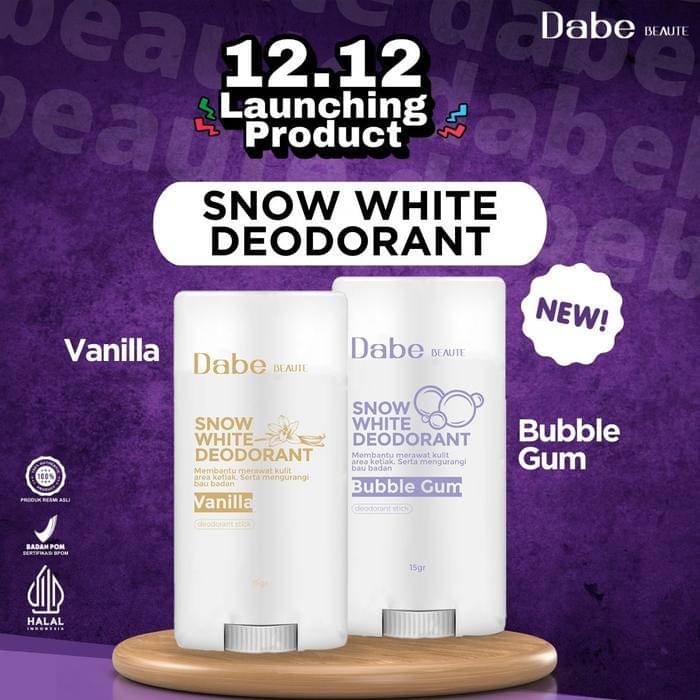 Dabe Beaute Snow White Deodorant (tokopedia.com/Bella Shofie Dabe_NEW)