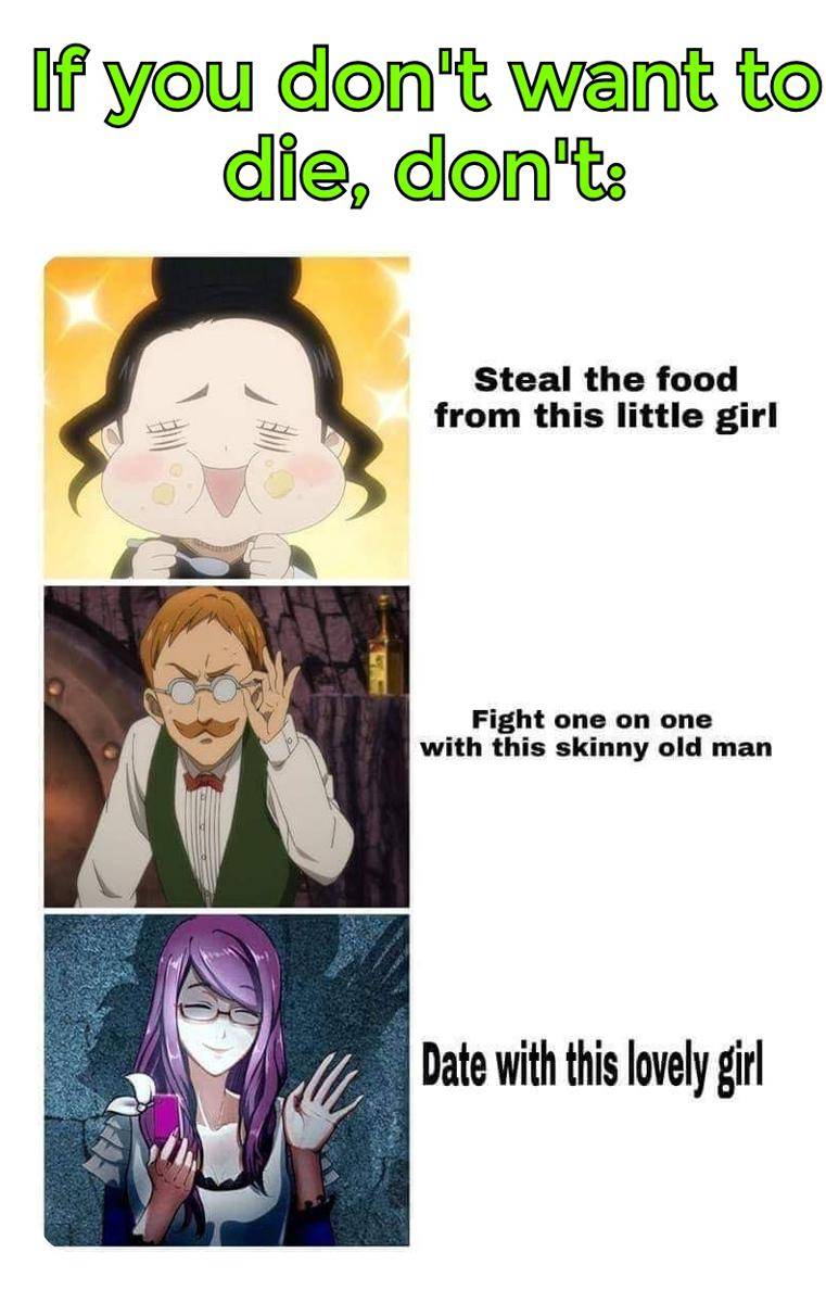 meme karakter anime rambut ungu