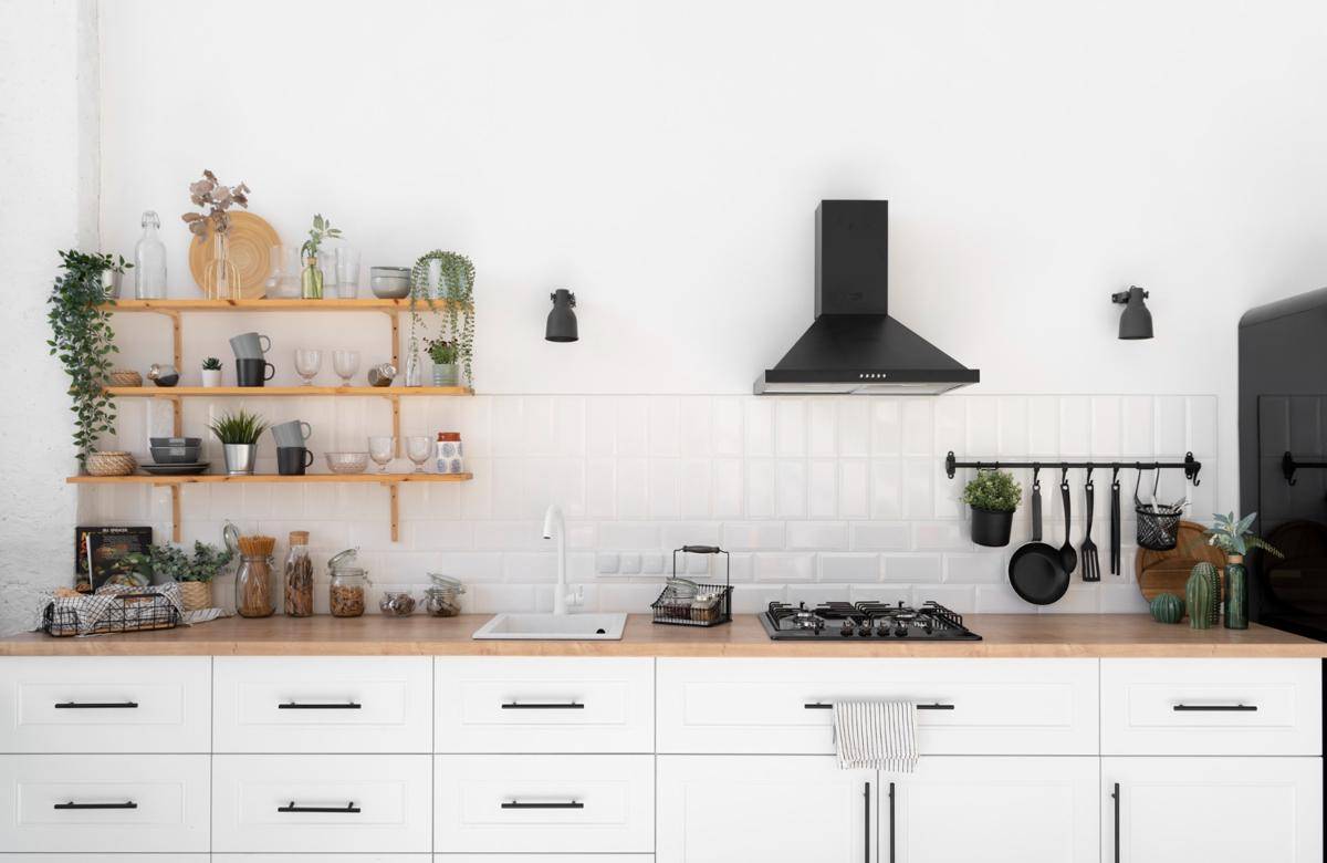 ilustrasi sistem buka tutup kabinet dapur (freepik.com)
