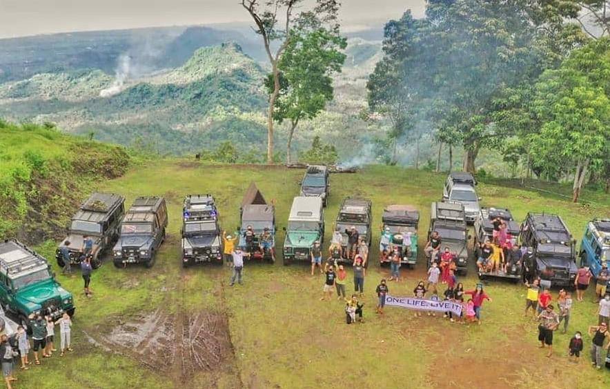Lokasi Bumi Perkemahan Bukit Abah dengan pemandangan yang sangat indah. (Instagram.com/desabesan)