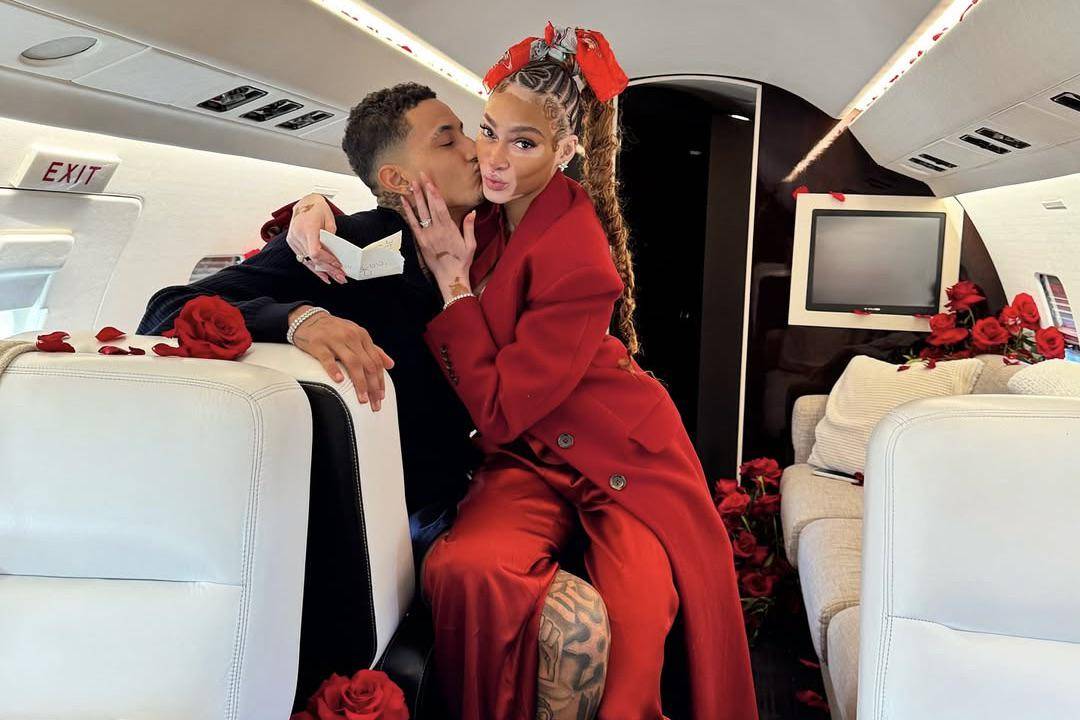 Winnie Harlow dan Kyle Kuzma 