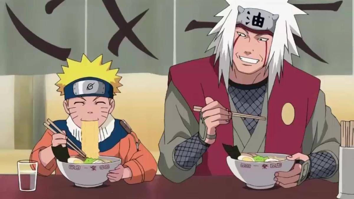 Jiraiya dan Naruto (dok. Studio Pierrot/Naruto: Shippuden)