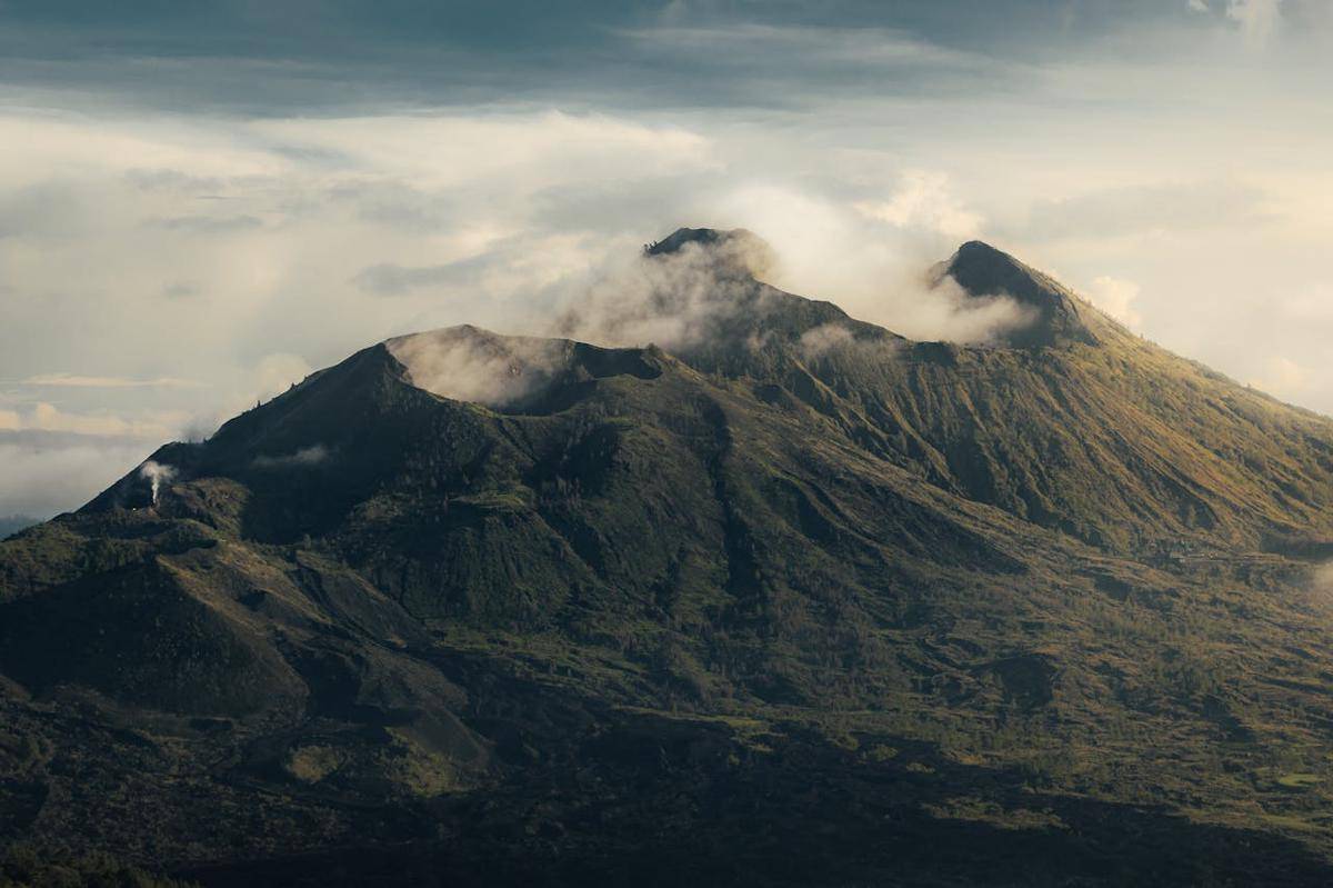 Potret gunung Batur