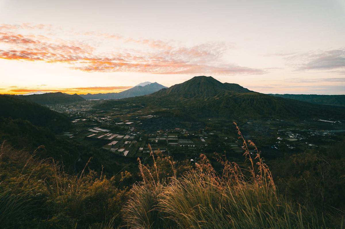 Potret gunung Batur